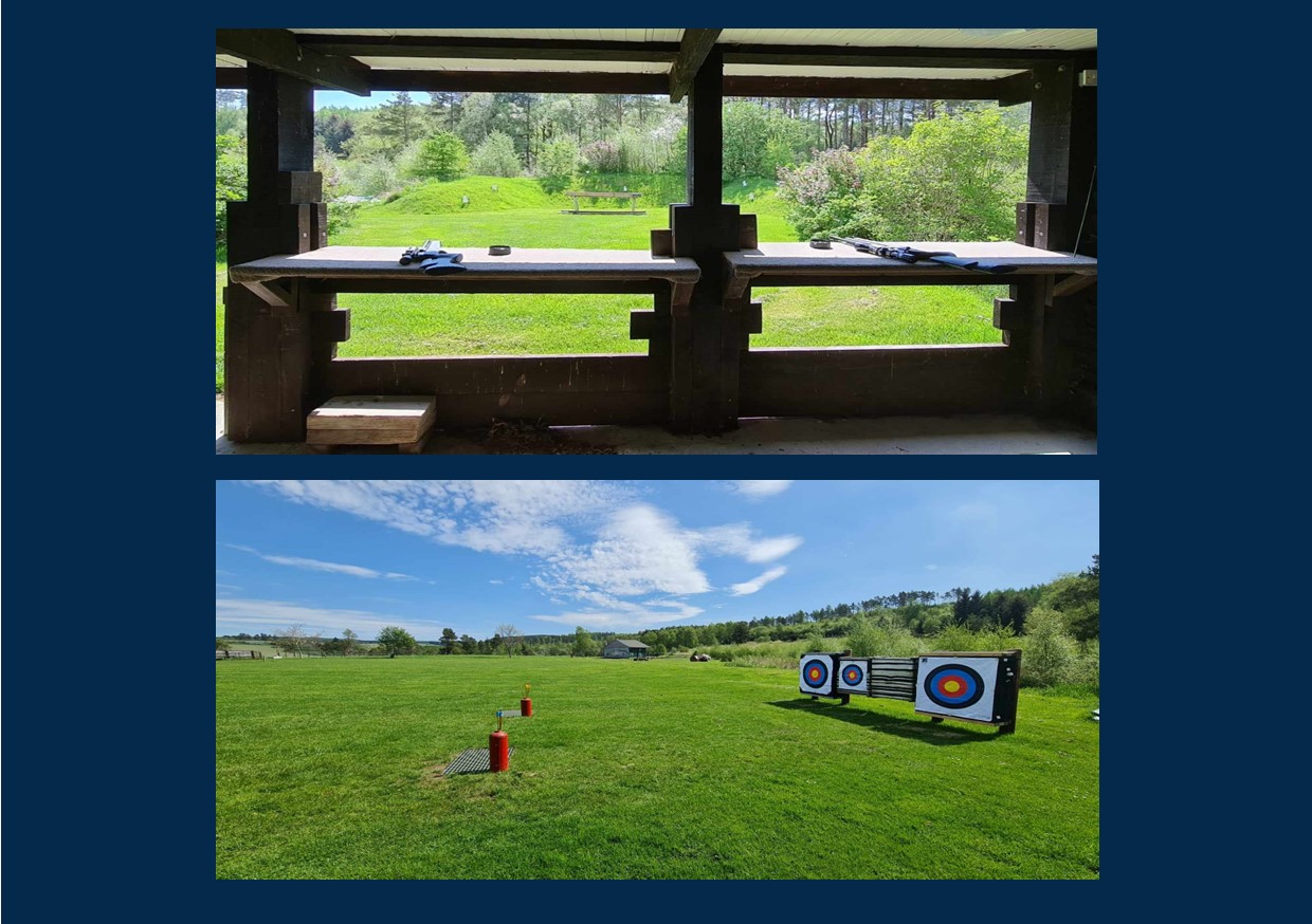 Archery and rifle target shooting at Deeside Activity Park