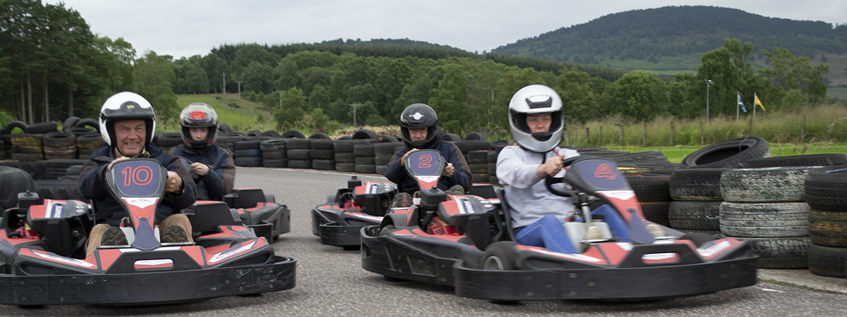Go Kart Racing at Deeside Activity Park